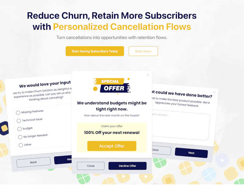 Churn Solution screenshot 2