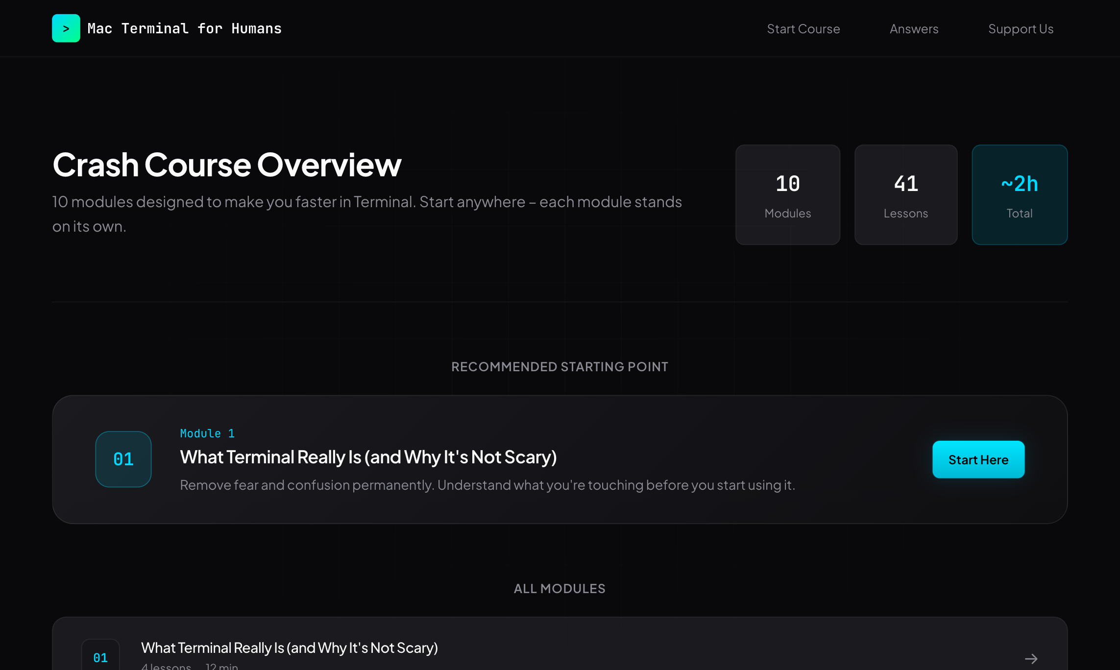 Mac Terminal for Humans gallery image