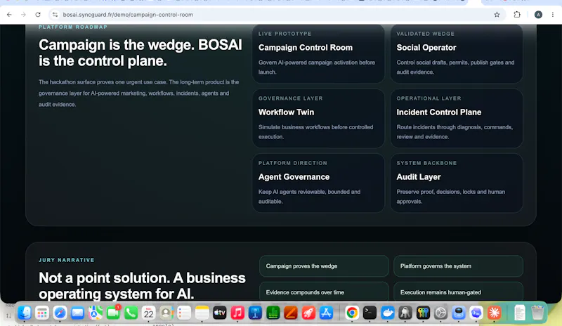 BOSAI Control Plane screenshot 8