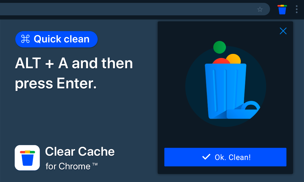 Clear Cache for Chrome gallery image