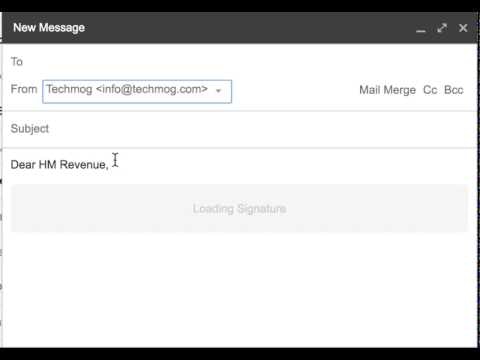 Gmail Signature From URL