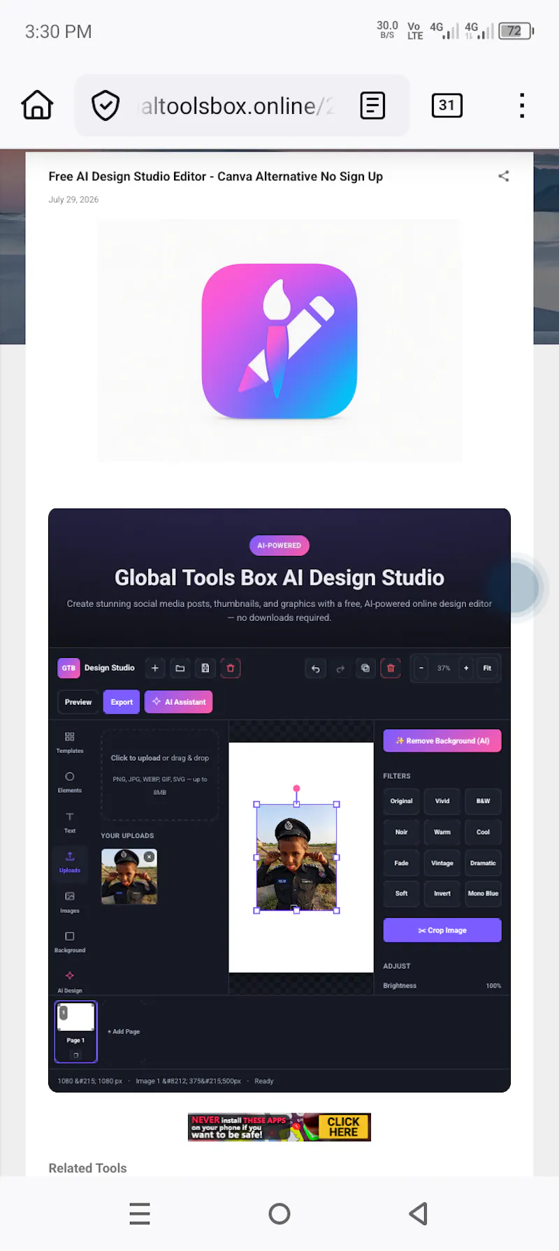 Canva Alternative AI Design Studio screenshot 6