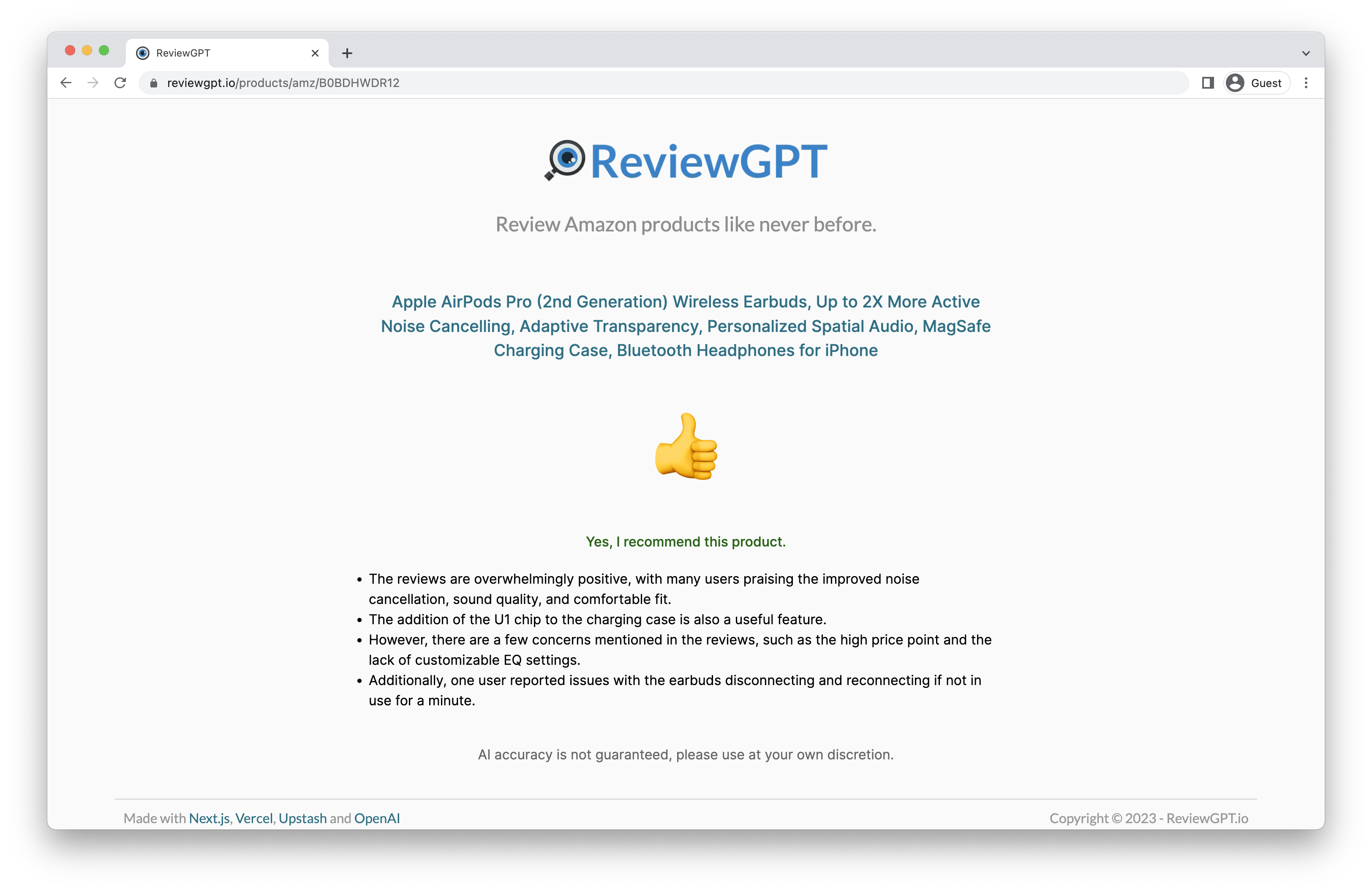 Mídia 3 de ReviewGpt - Revise os produtos da Amazon como nunca antes