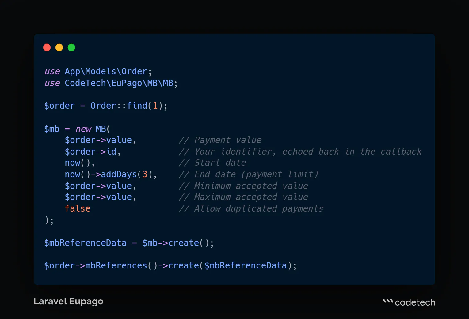Laravel Eupago gallery image
