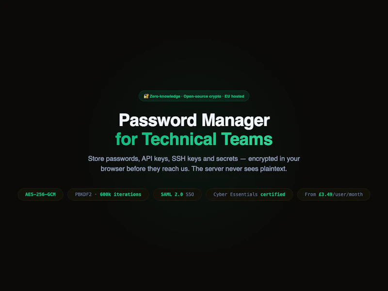 SealedKeys screenshot 2