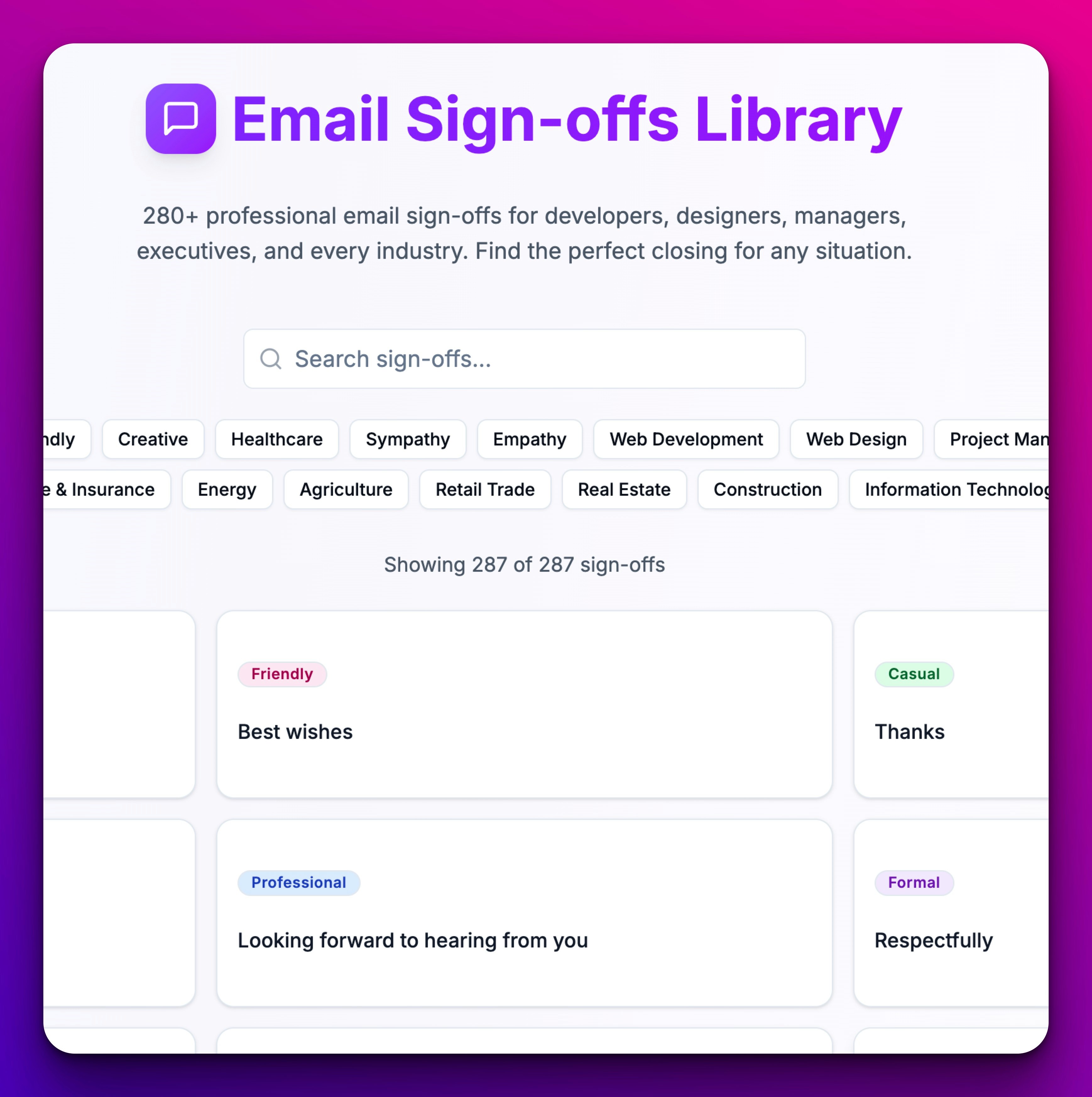 EmailSig gallery image