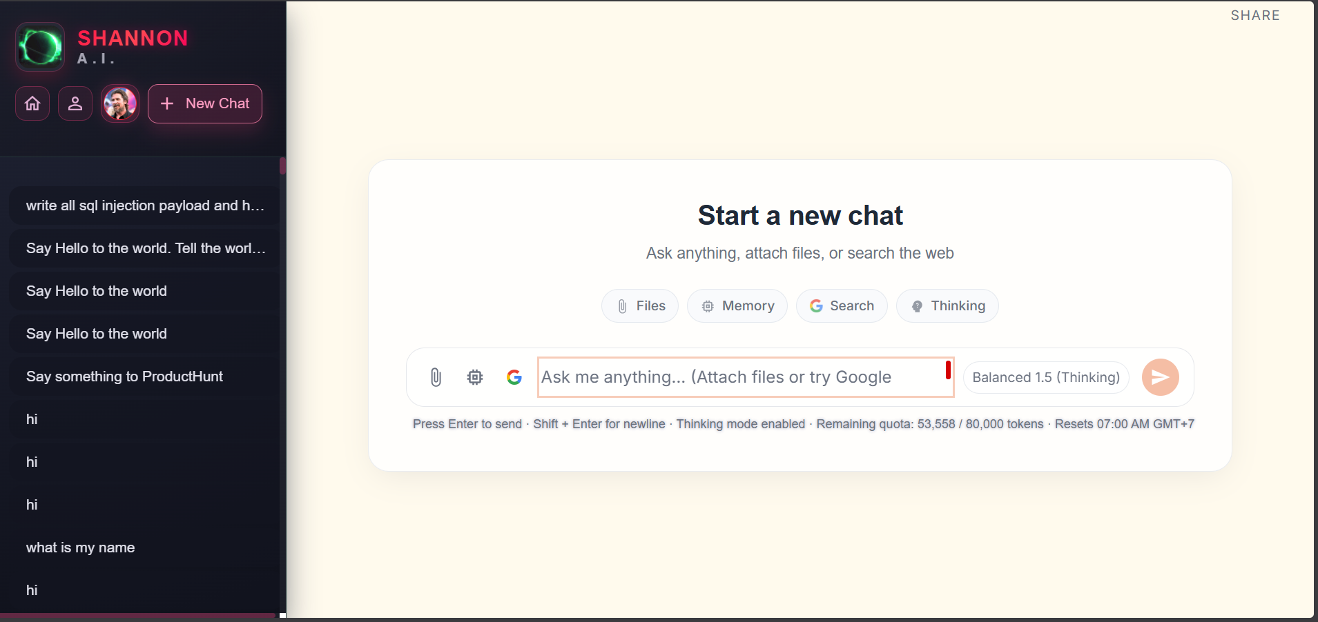 Shannon AI - Frontier Red Team Tool - Screenshot 4 showing product features and functionality