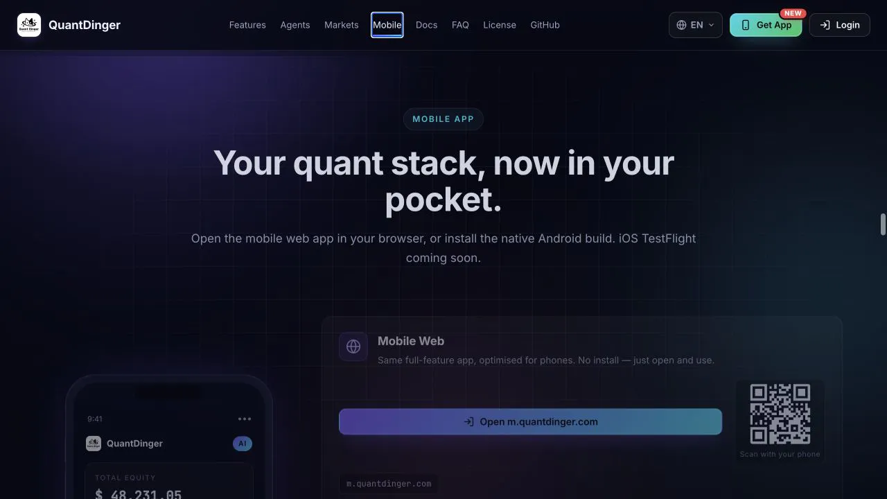 QuantDinger gallery image