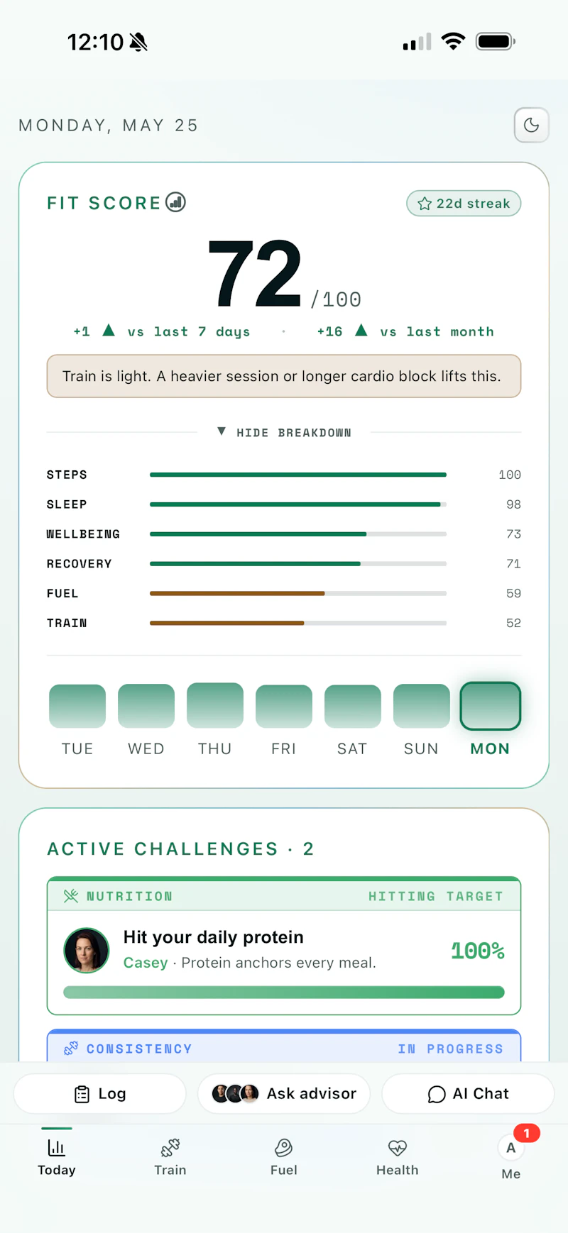 Wellness Project screenshot 1