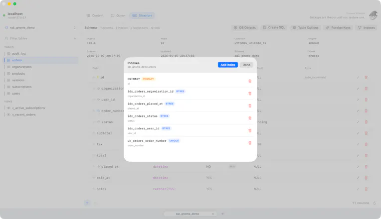 SQL Gnome gallery image