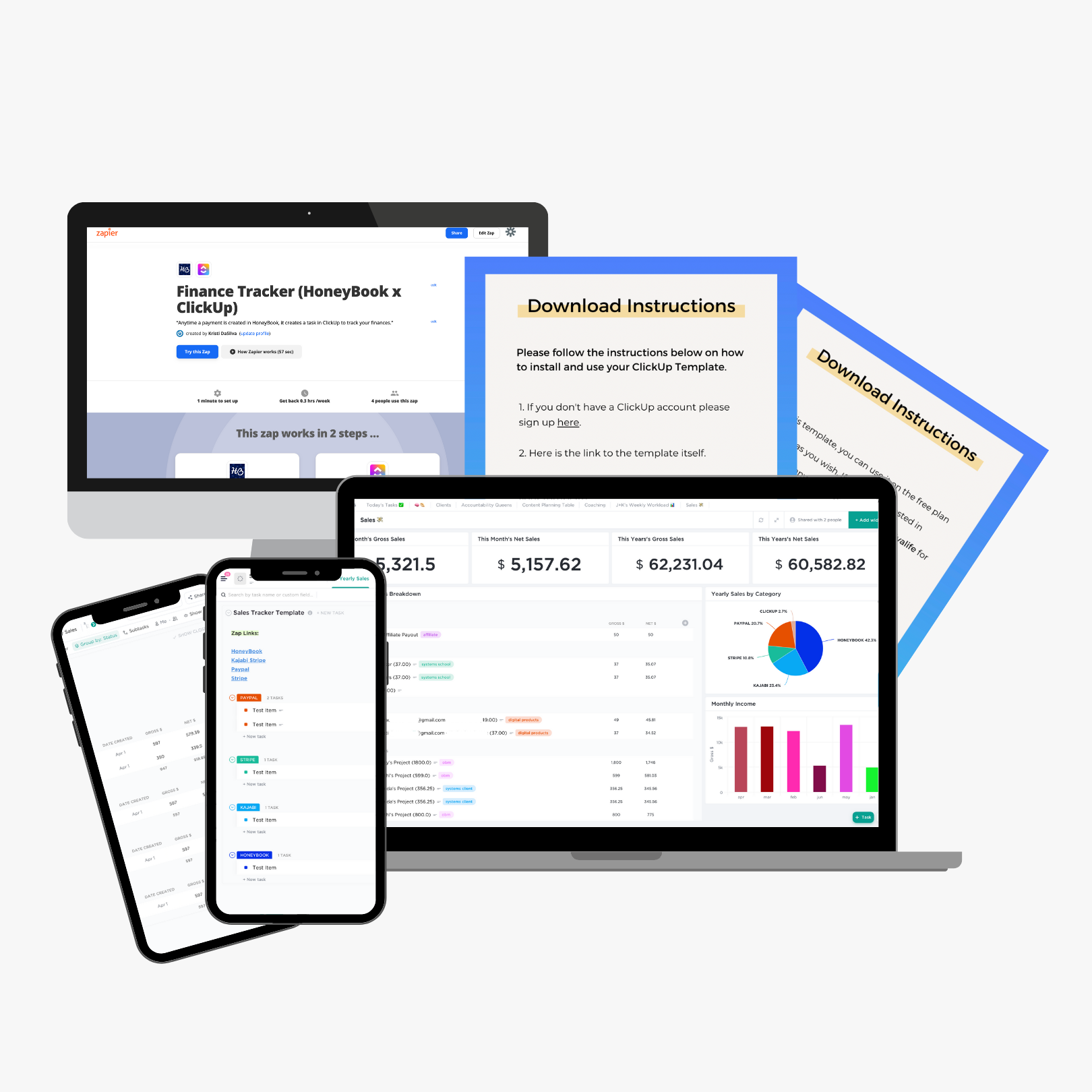 Media Templat Tracker Jualan Klik 6