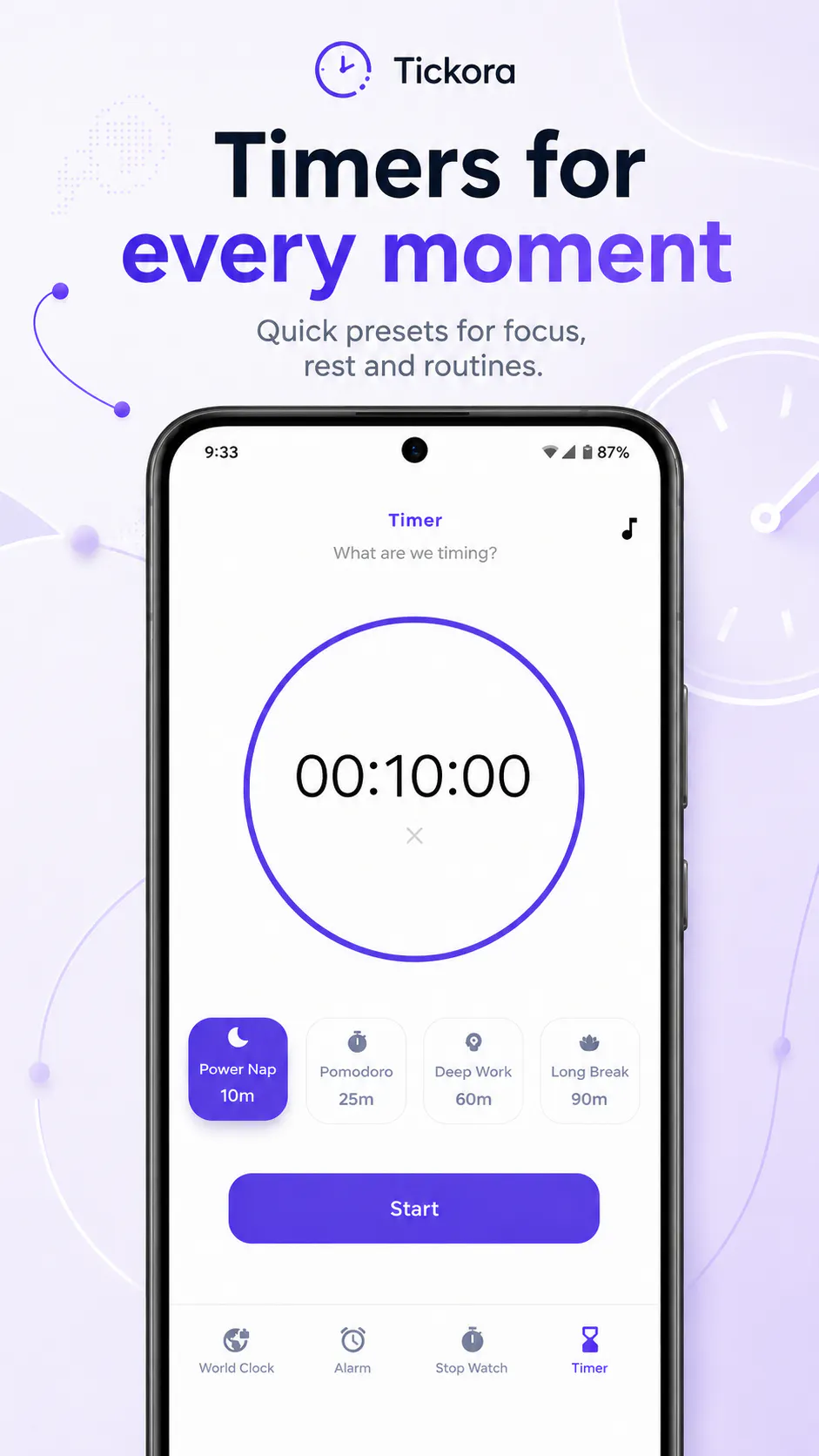 Tickora screenshot