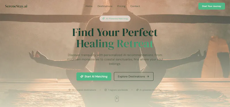 SereneStay.ai screenshot 1