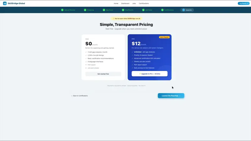 SkillBridge Global screenshot 1 (video preview)