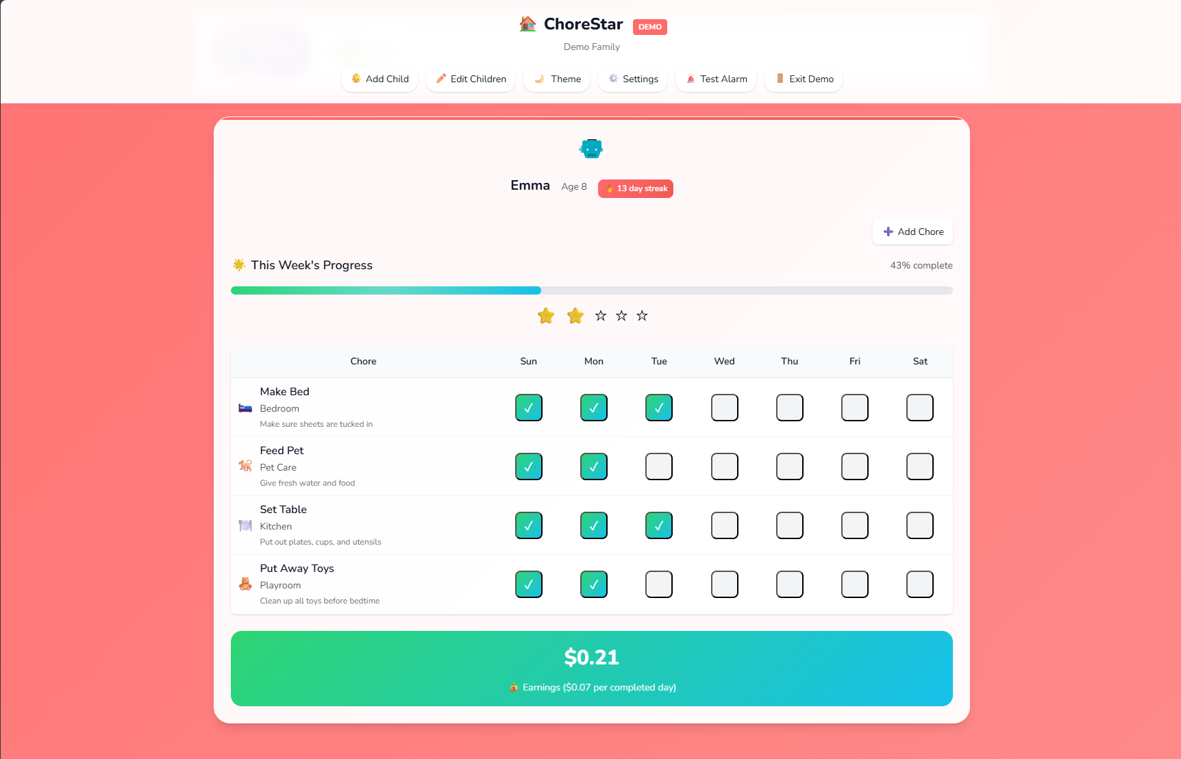 Média Chorester - Tableau de corvée familiale et tracker de récompense |Rendre les tâches amusantes 1