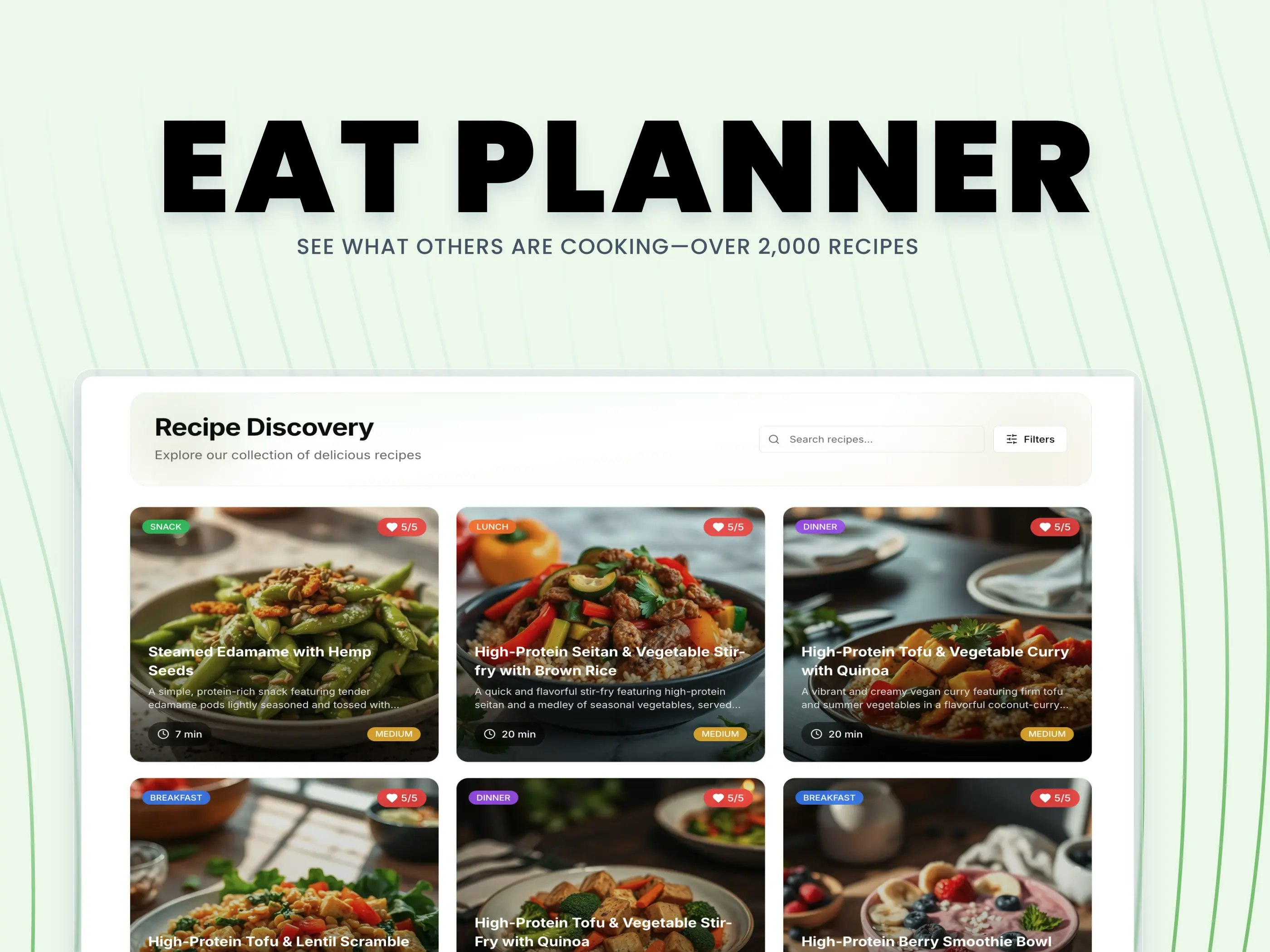 Eet Planner - AI -maaltijdplanning op maat gemaakt van uw dieet, budget en gezin. media 3