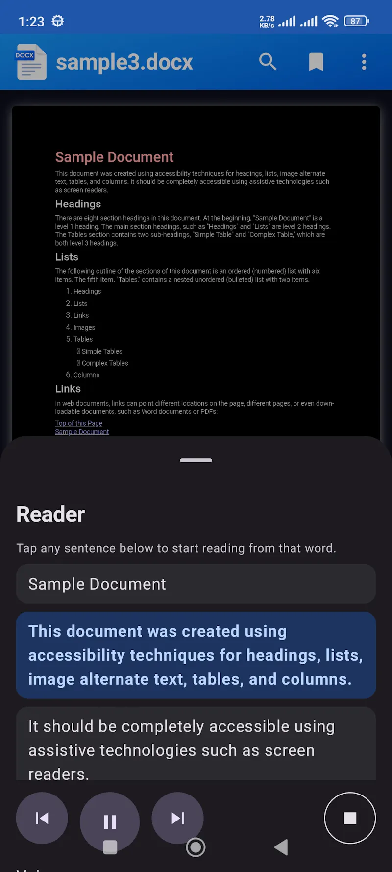Docx Viewer screenshot 9