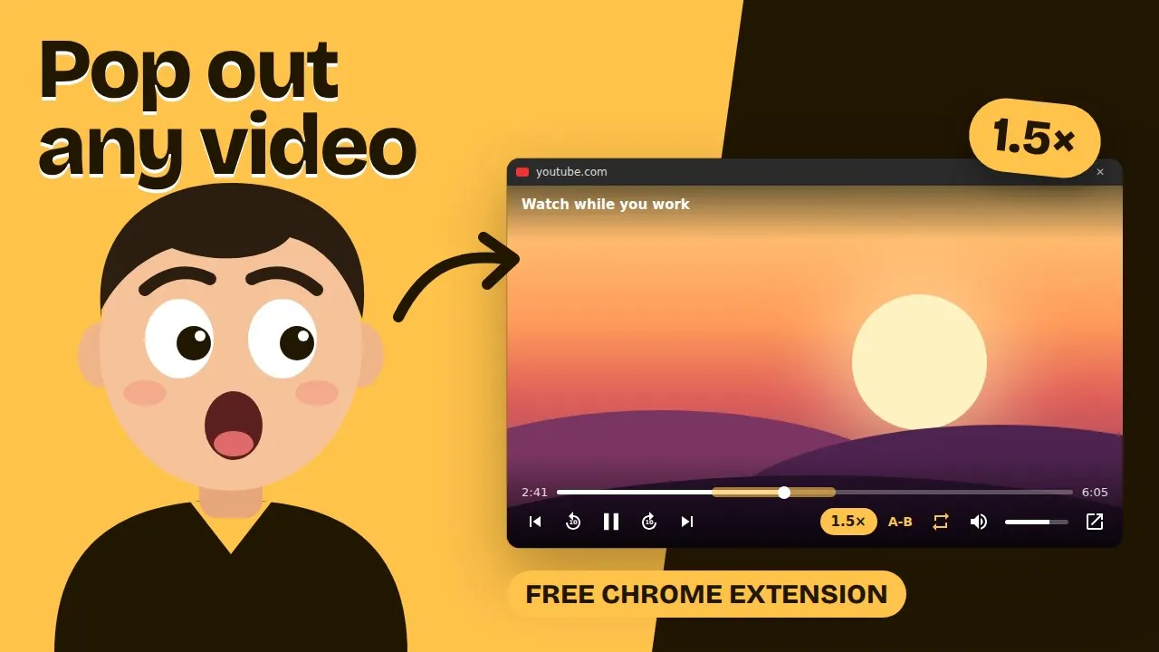 YouTube Pop Out Player - Floaty gallery image