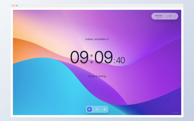 Magic New Tab - Screenshot 2 showing product features and functionality