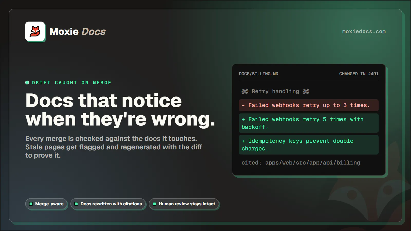Moxie Docs: Knowledgebases gallery image