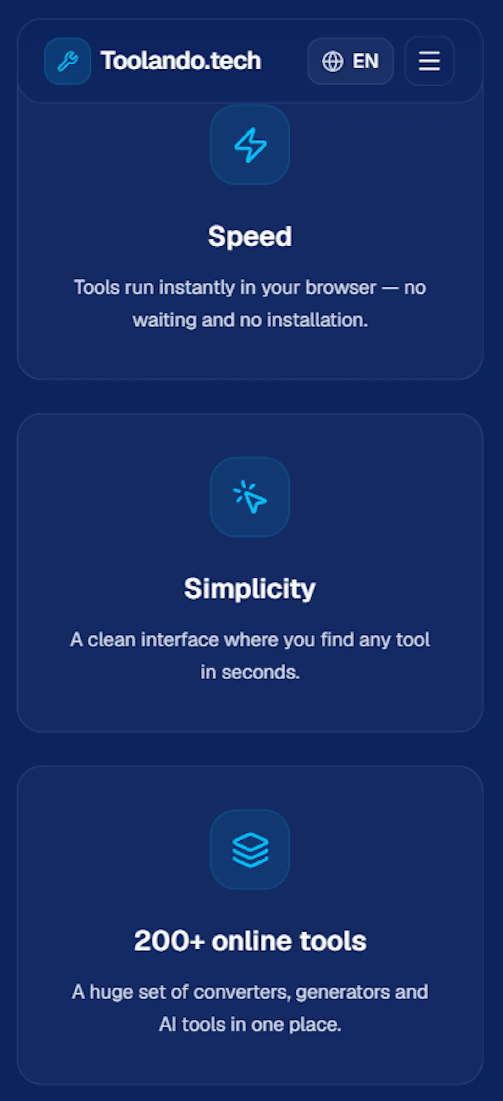 Toolando.tech screenshot 5