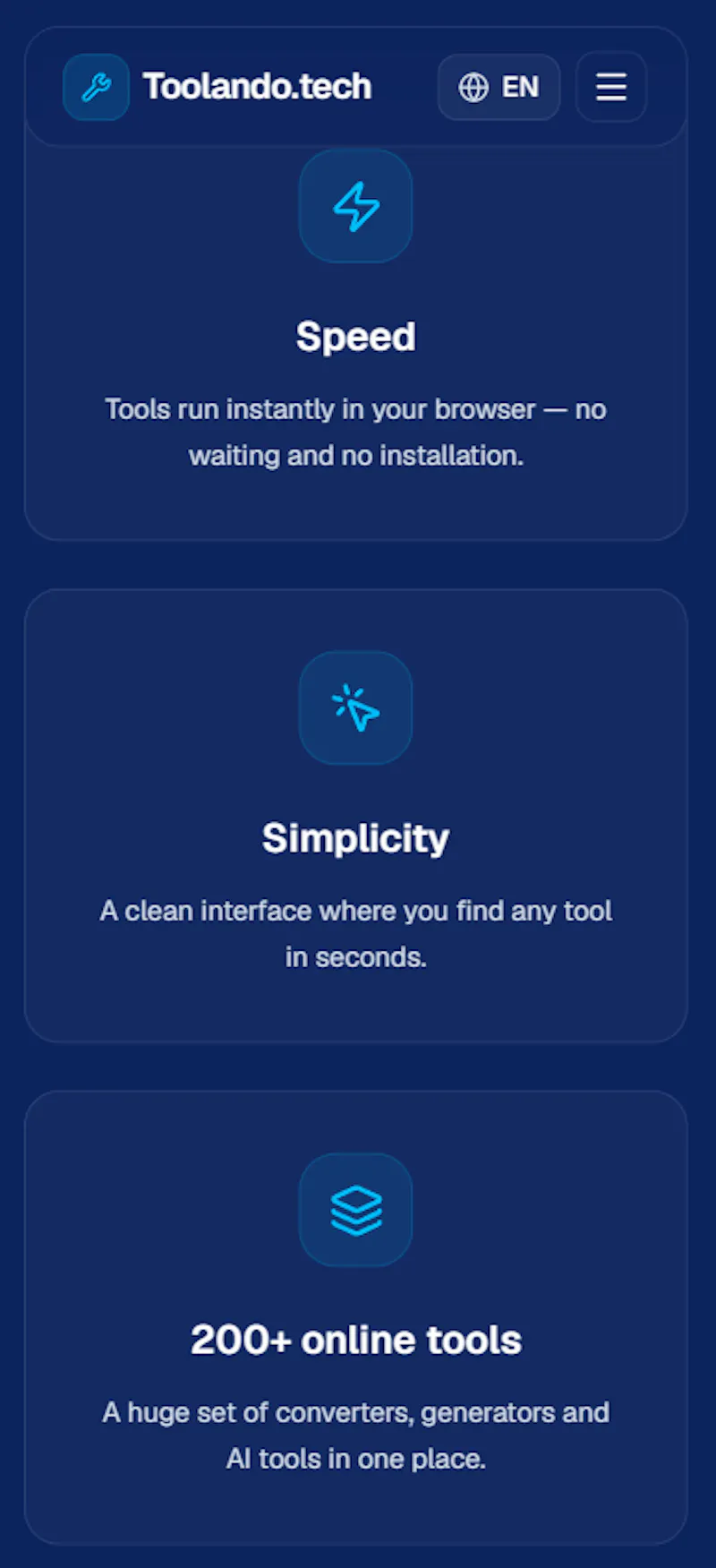 Toolando.tech screenshot 5