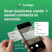 Cardigo: Business Card Scanner gallery image