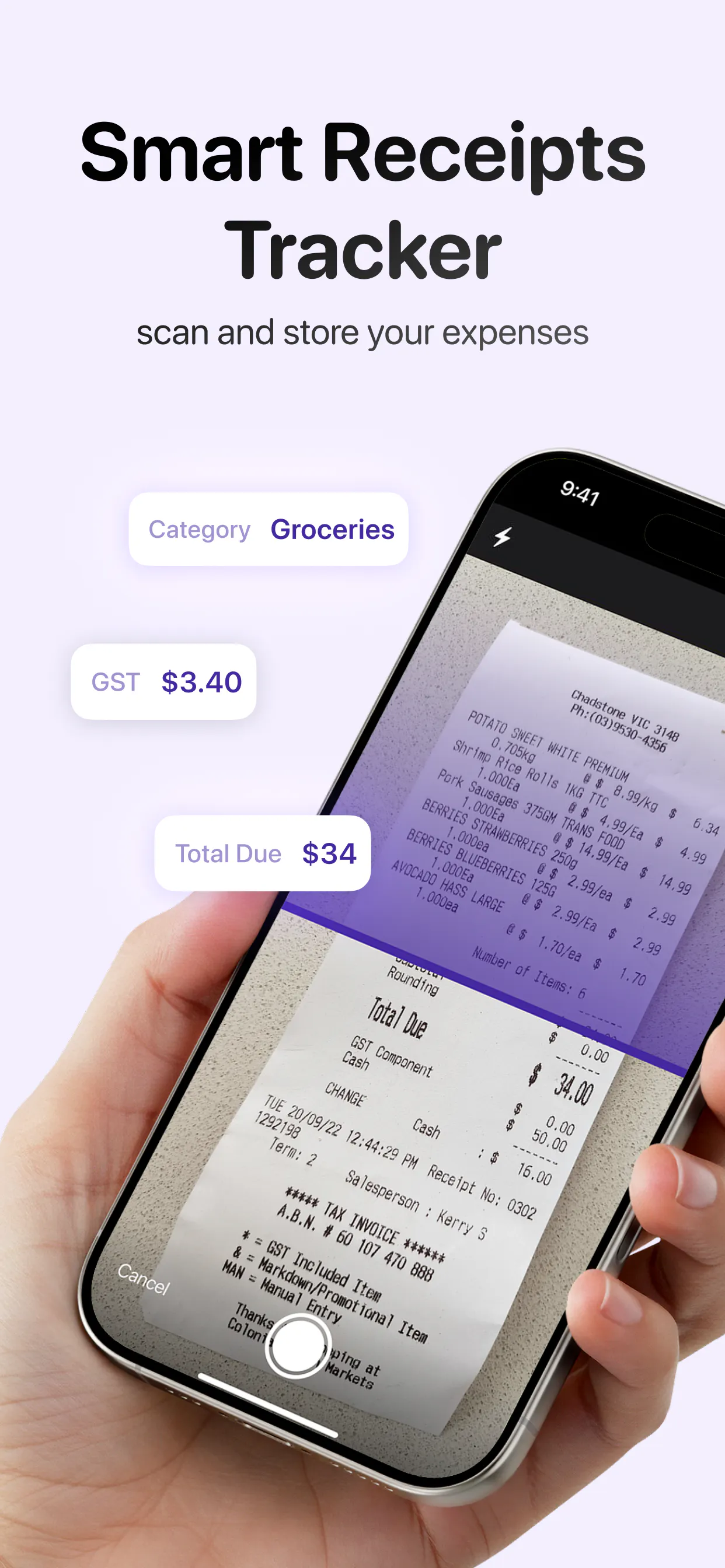 Smart Receipts 截图 1