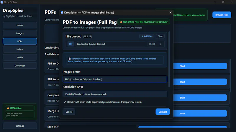 DropSpher File Converter screenshot 10