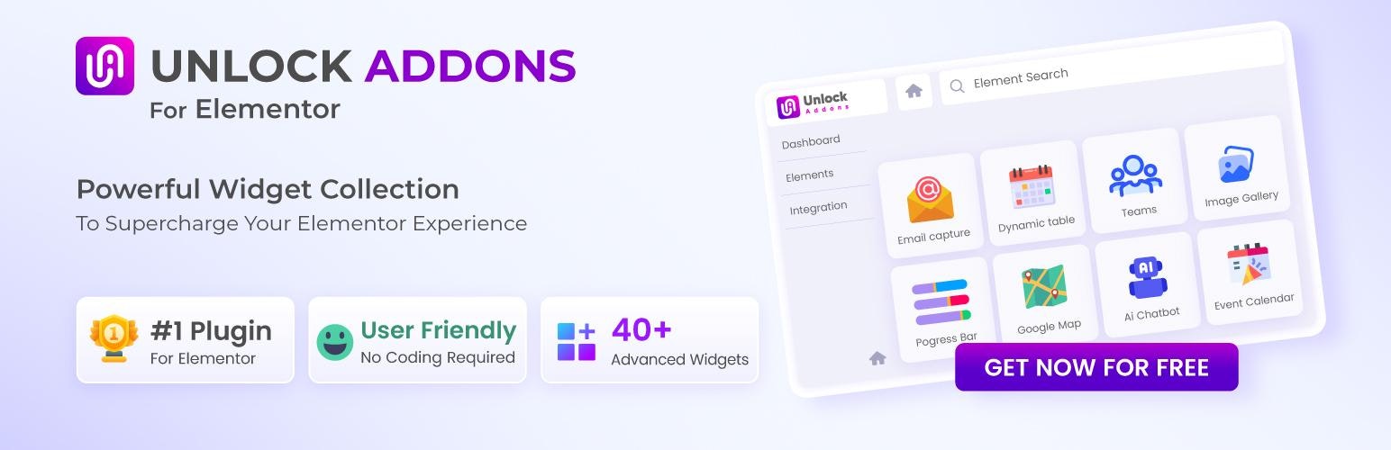 Unlock Addons for Elementor media 1