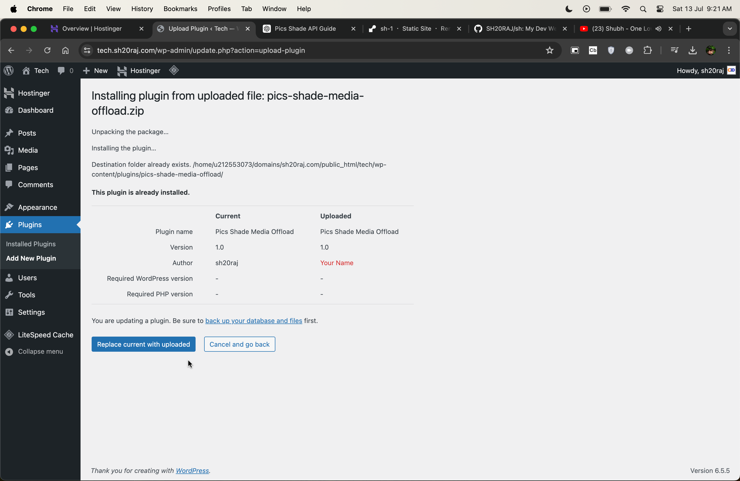 Media Pics Shade WordPress Plugin 3