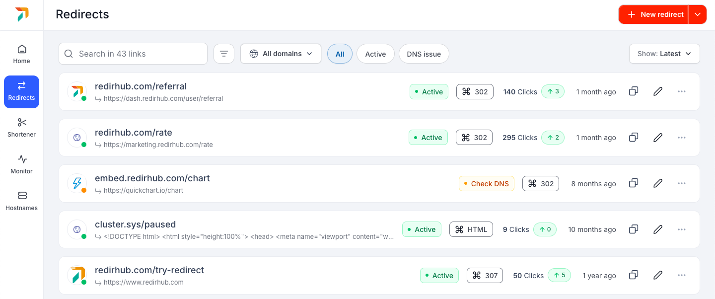 RedirHub Website Migration gallery image