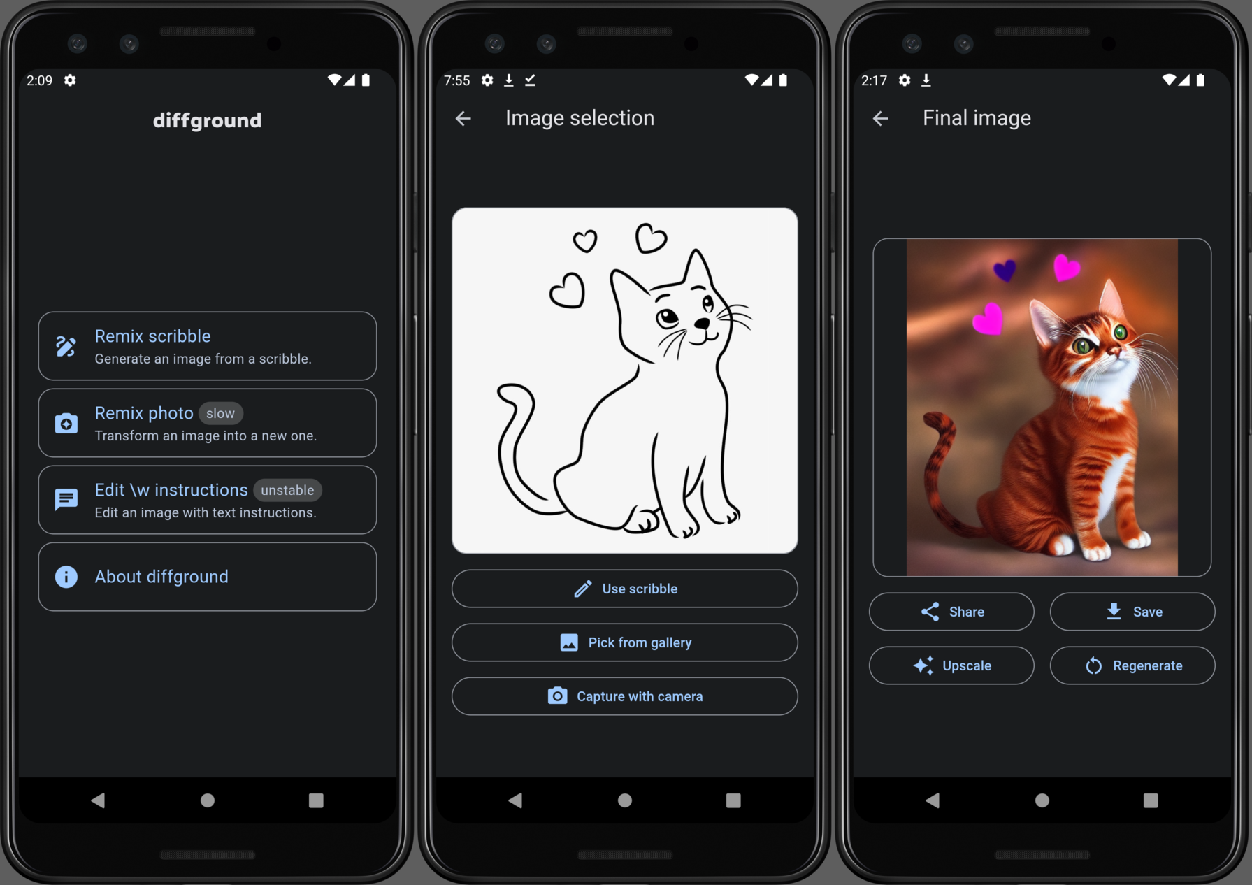 Differground - Remix Fotos mit KI!Eine simple UI für Access ControlNet. Medien 1