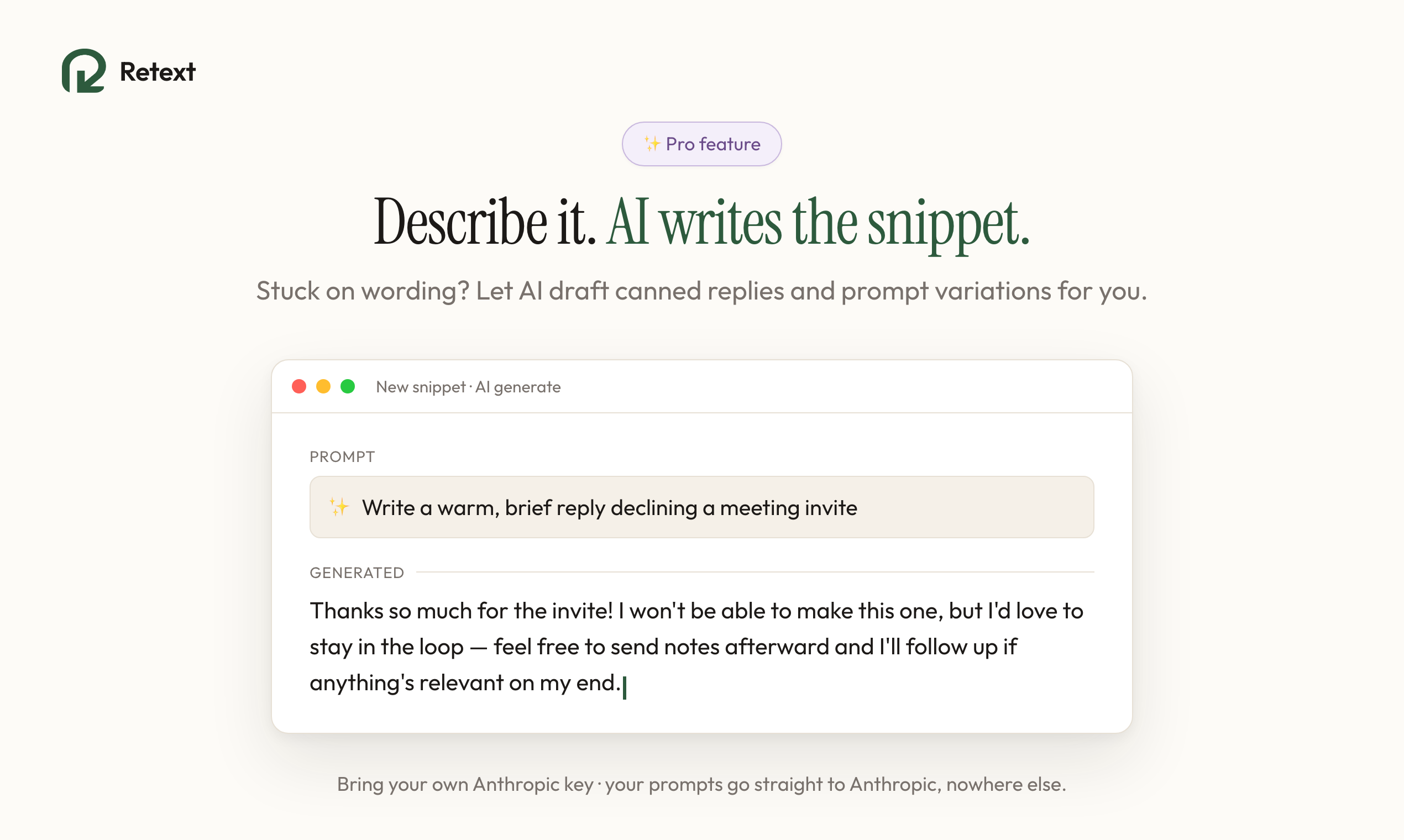 Retext gallery image