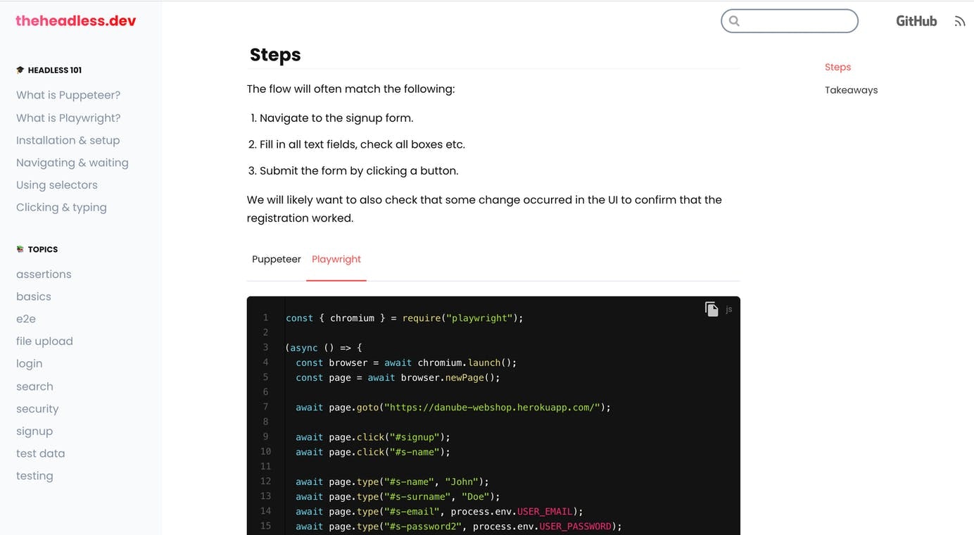 theheadless.dev gallery image
