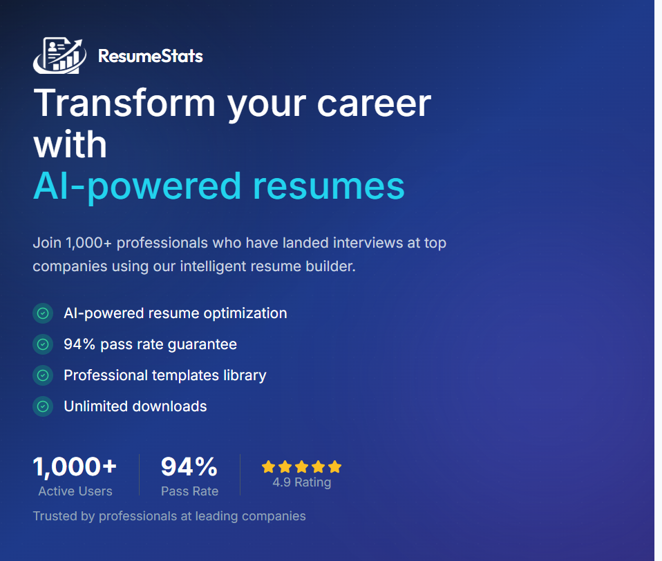 ResumeStats gallery image