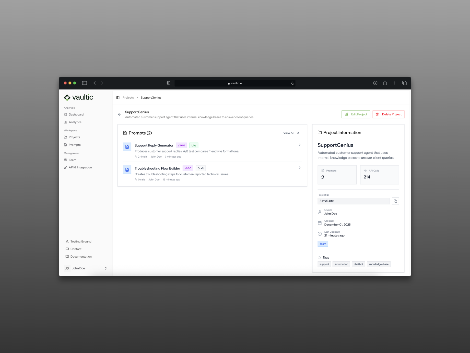 Vaultic - Screenshot 4 showing product features and functionality