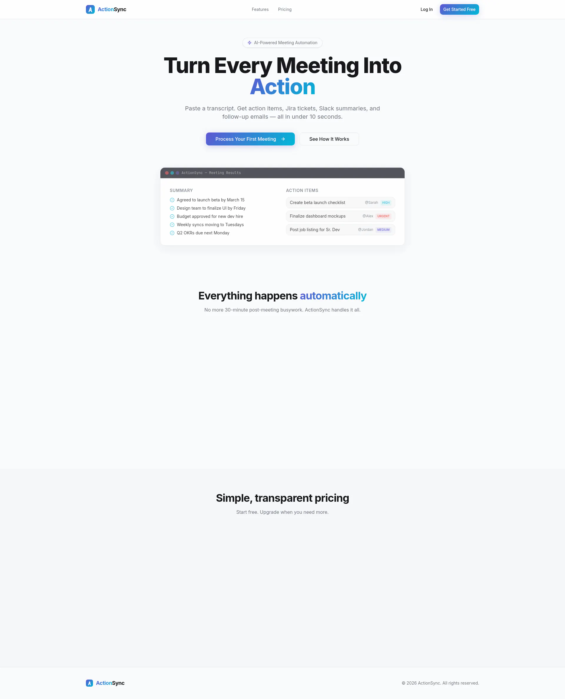 ActionSync gallery image