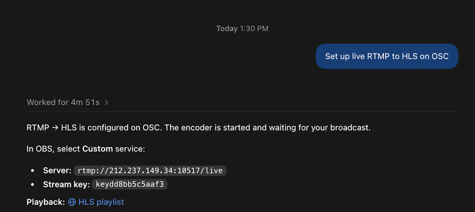 Eyevinn Live Encoding screenshot 3