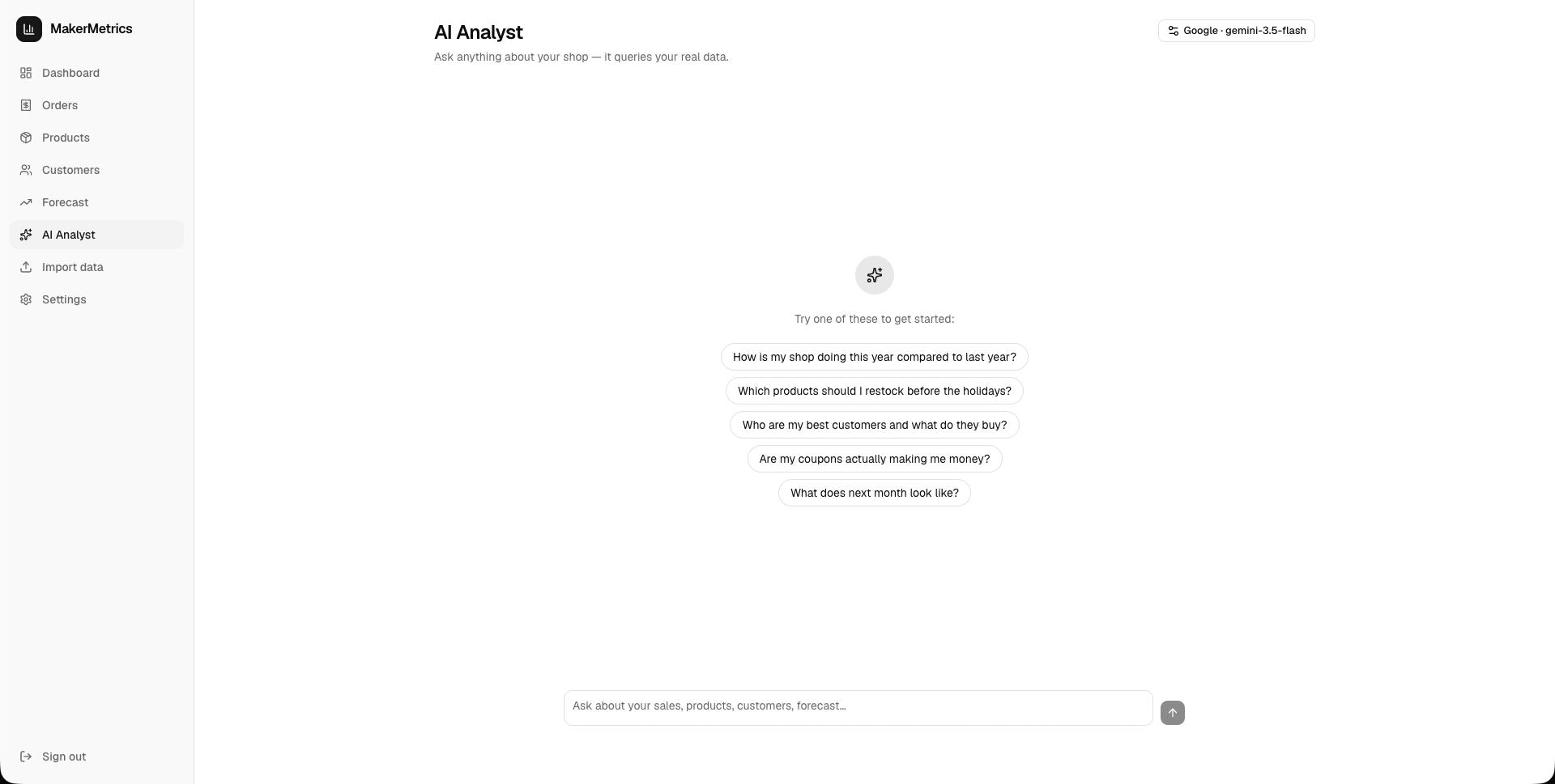 MakerMetrics gallery image