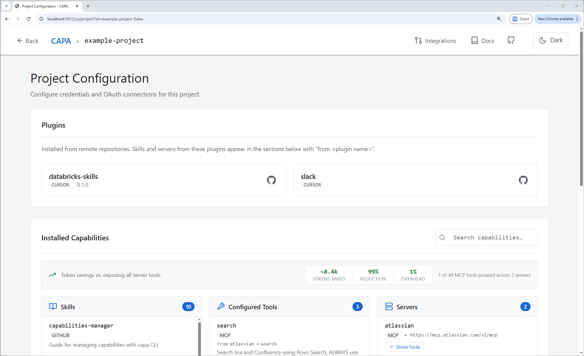 CAPA - Screenshot 2 showing product features and functionality