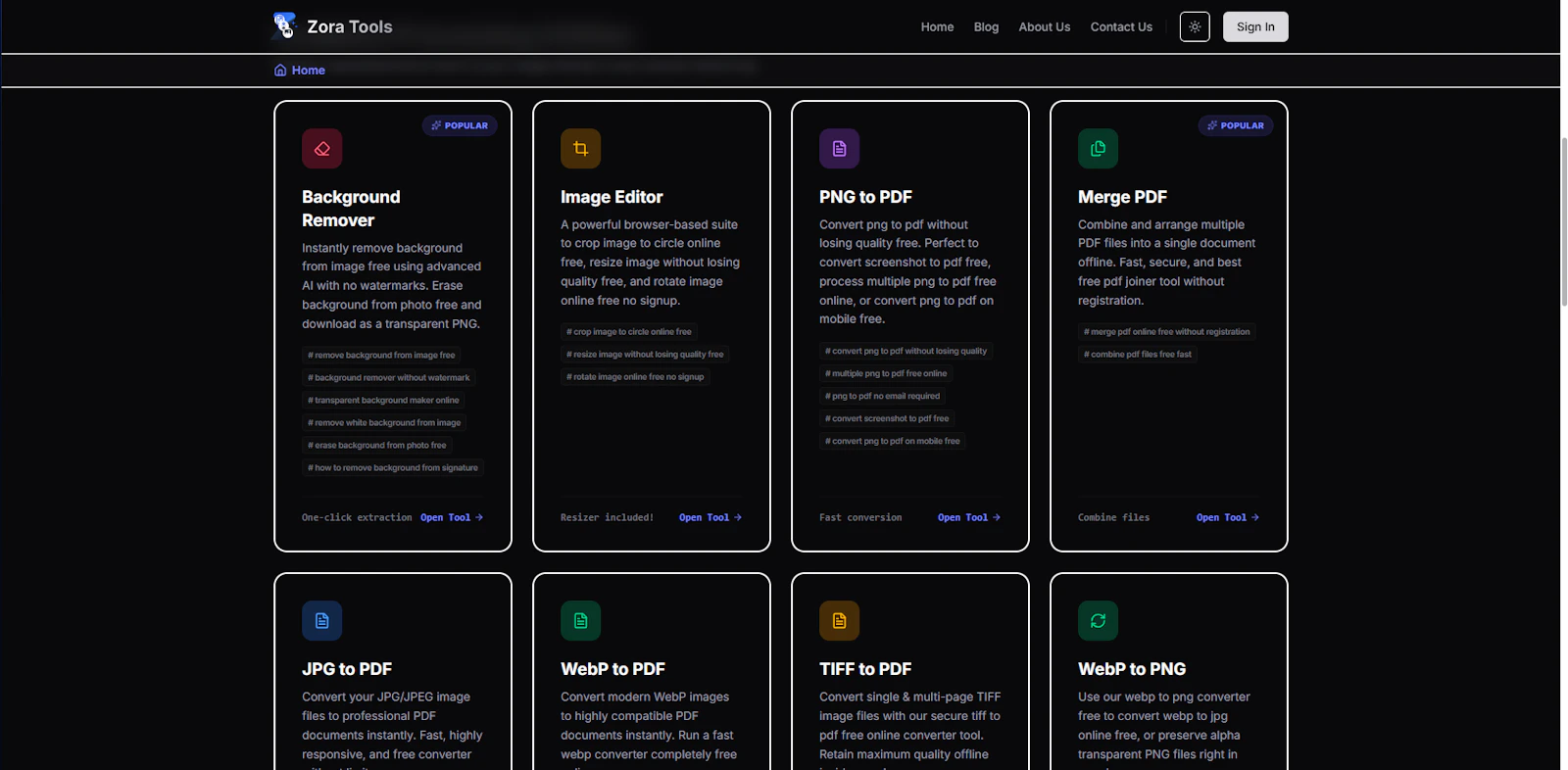 Zora Tools screenshot 2