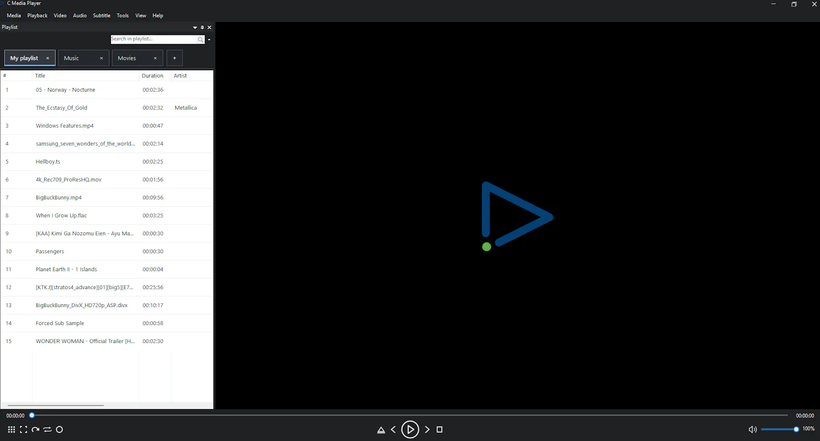 C Media Player screenshot 12