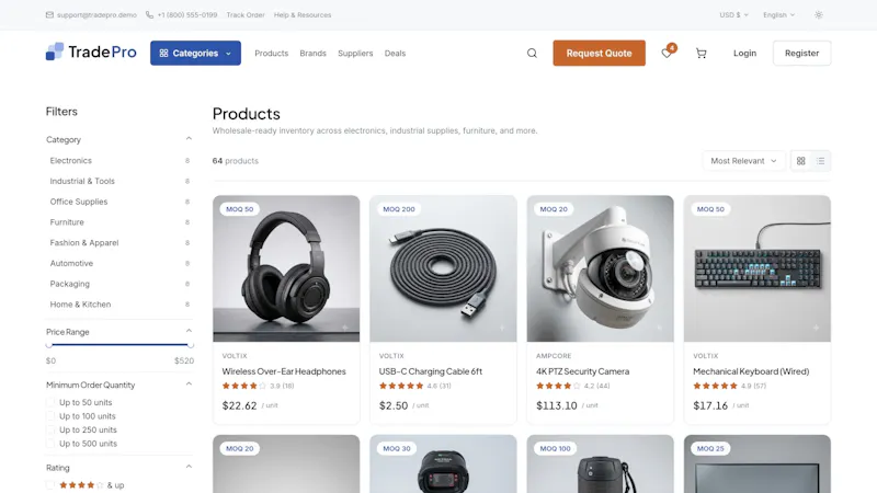 TradePro - B2B Wholesale Marketplace screenshot 2