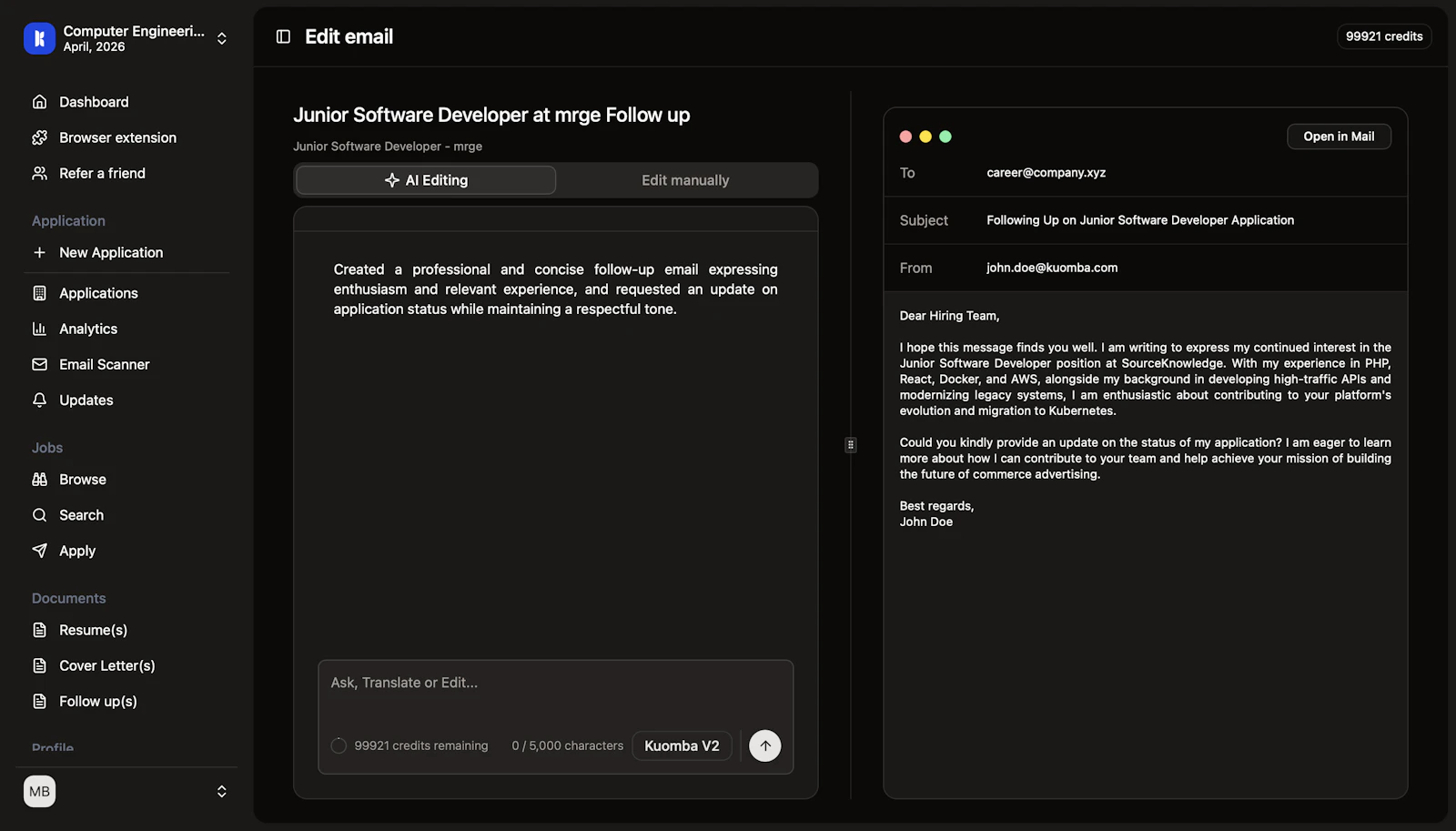 Kuomba screenshot 8