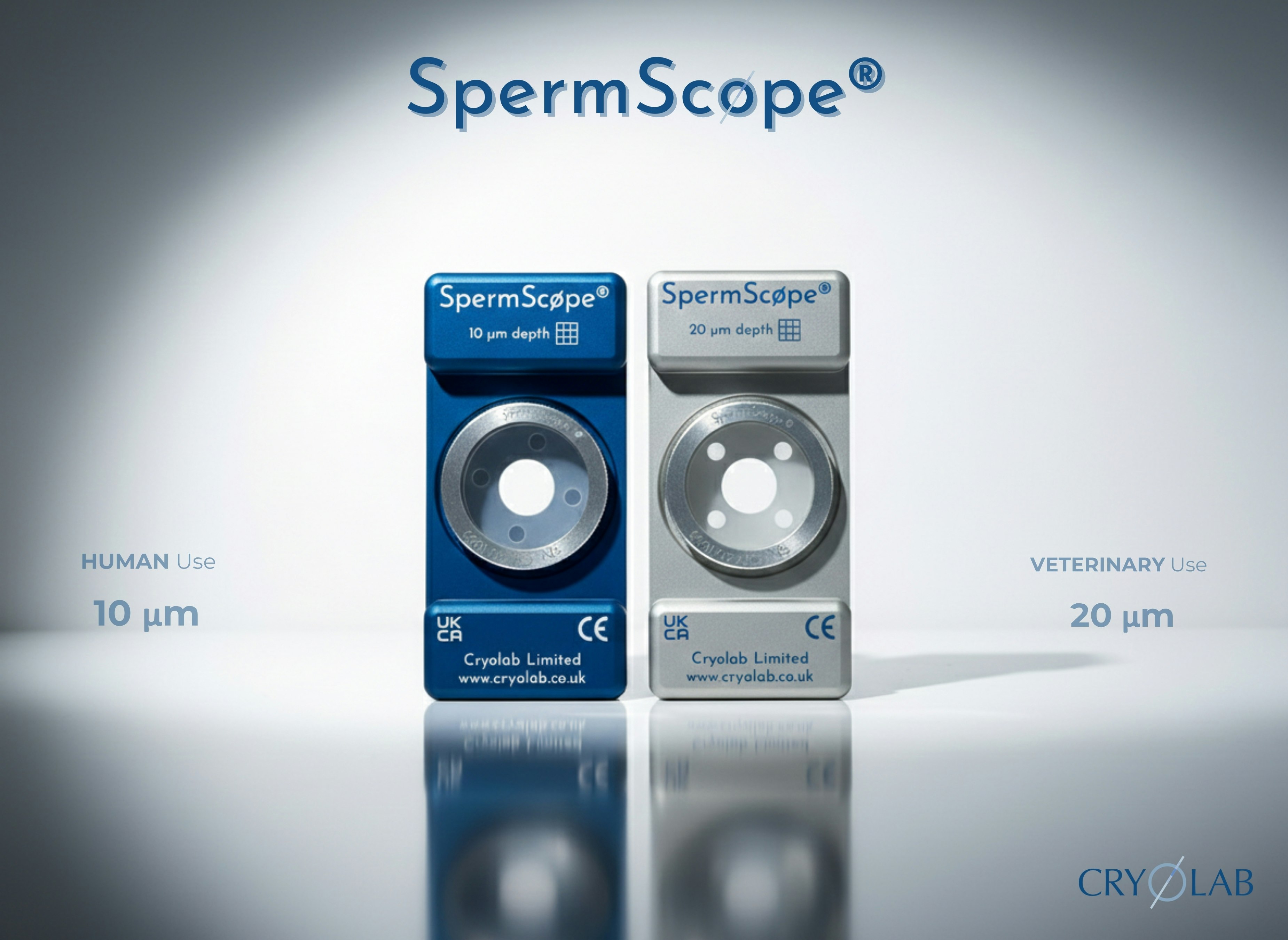 Cryolab's SpermScope® - Main product screenshot demonstrating key features and user interface