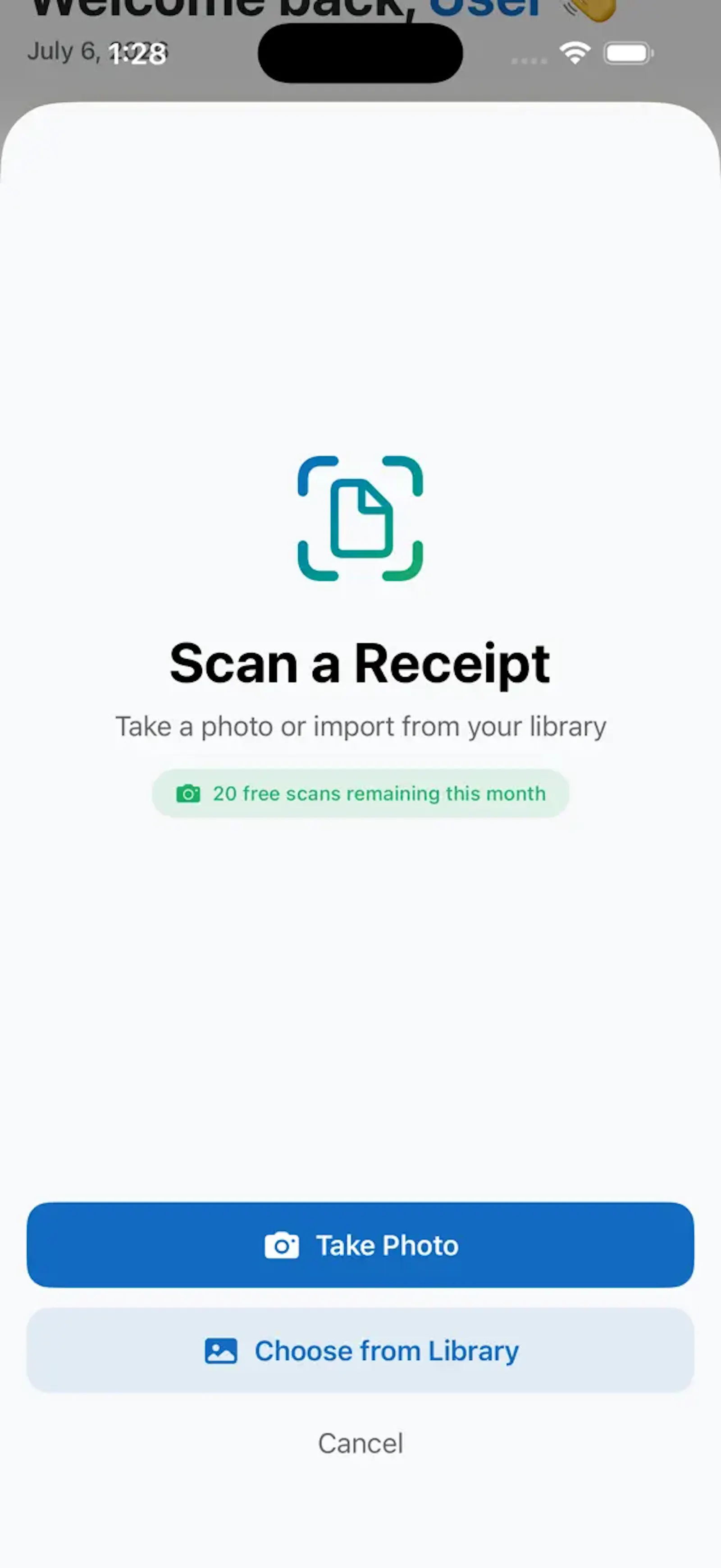 Receipt Keeper screenshot 1