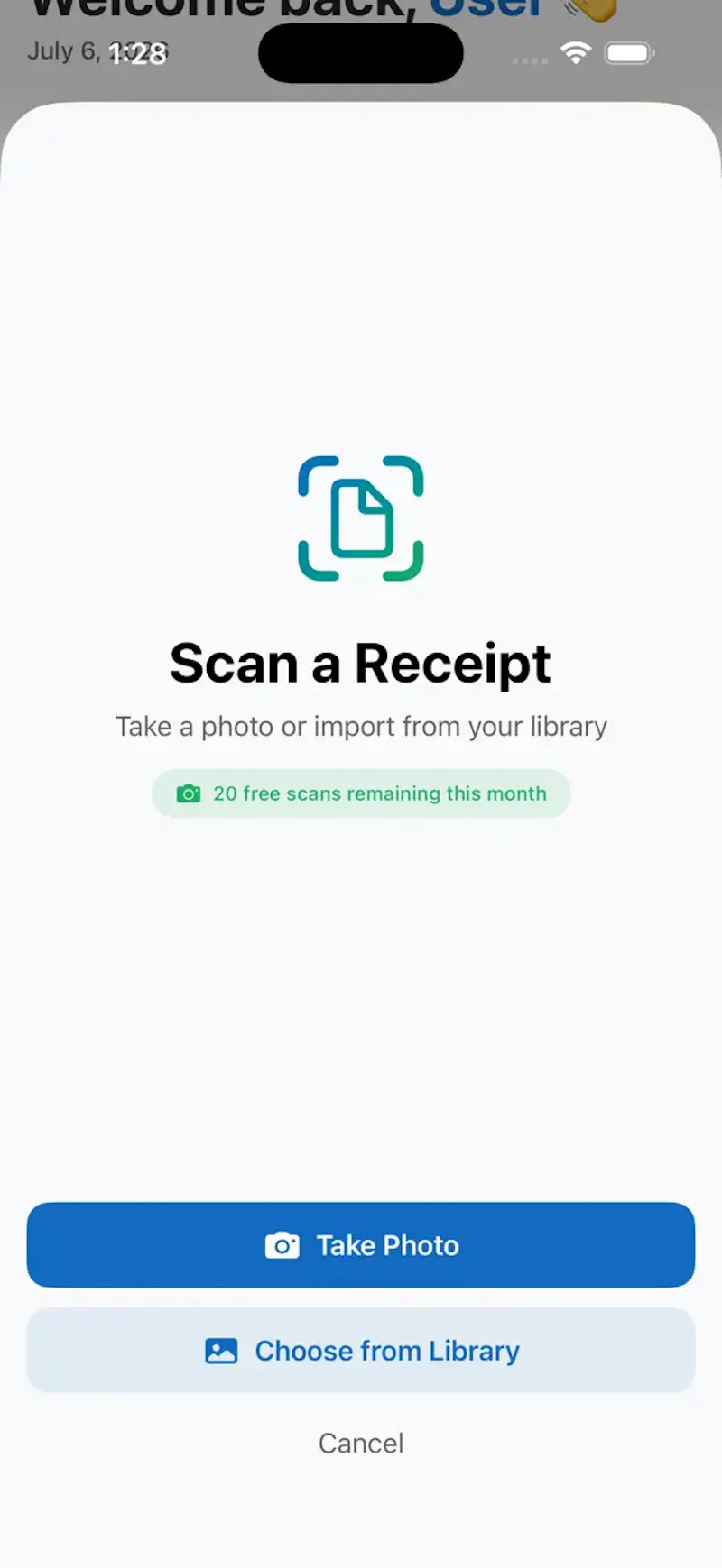 Receipt Keeper screenshot 1