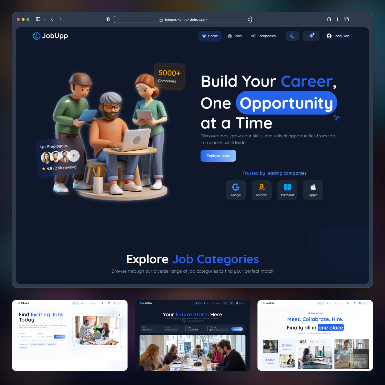 Jobupp screenshot 1