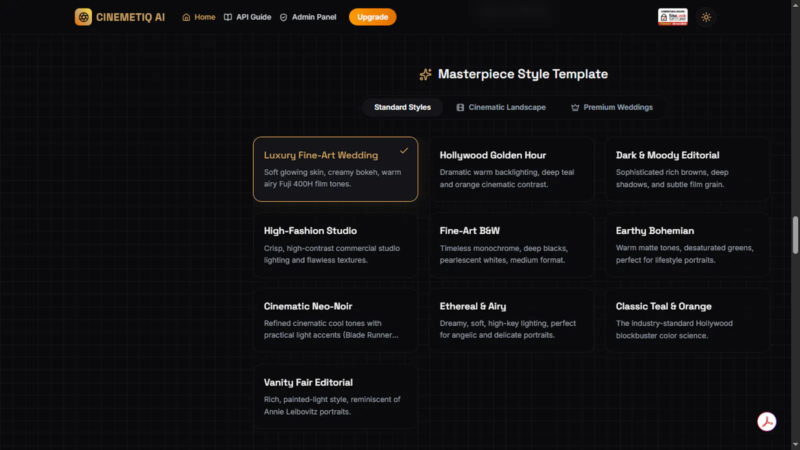 Cinemetiq AI screenshot 1